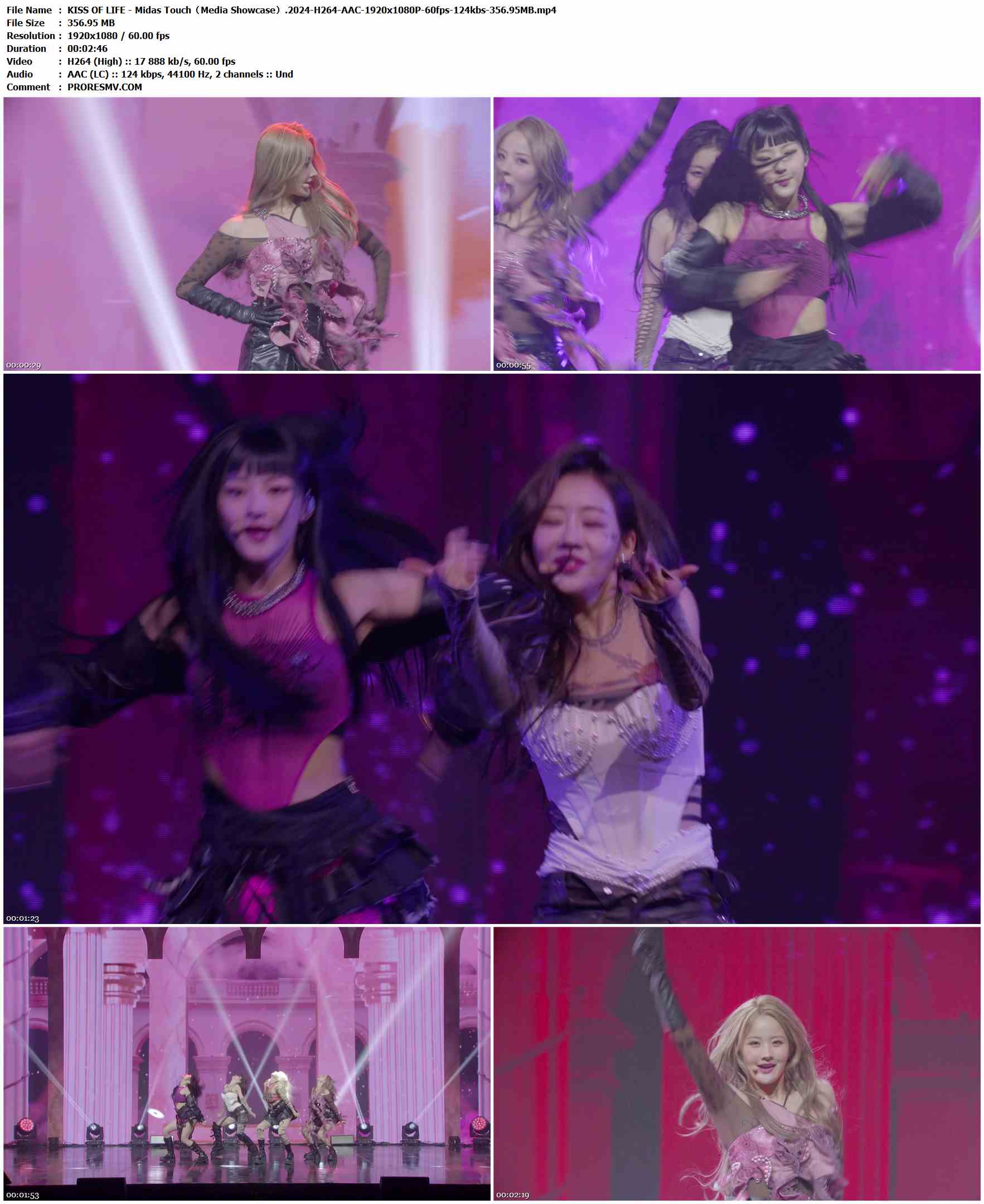 KISS OF LIFE - Midas Touch（Media Showcase）.2024-H264-AAC-1920x1080P-60fps-124kbs-356.95MB官方MV_高清MV